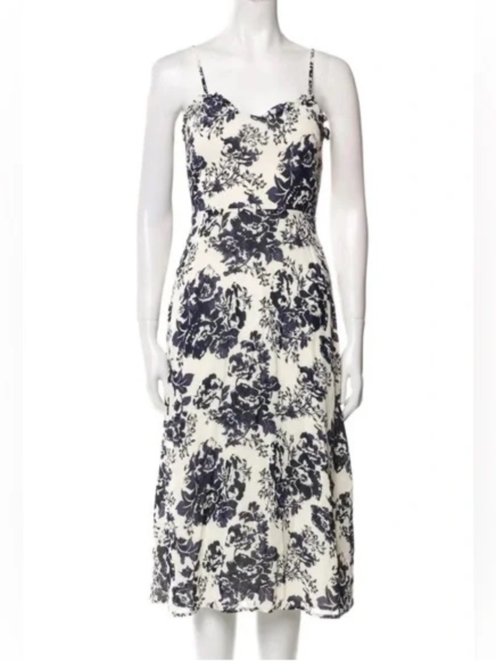 NWT Reformation Cassandra Floral Midi Slip Dress in Madame